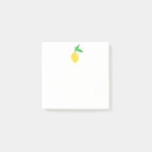 Enkel Lemon Sticky Note Pad