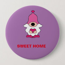 ENKEL LILA GENOME SWEET HOME MAGNET