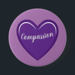 Enkel Lila Heart-grafik med komprimeringstext Knapp<br><div class="desc">Den här kommandoknappen har en enkel lila hjärtgrafik i solid färg med ord-medkänsla. Den här designen är ett sätt att uttrycka perfekt för någon du bryr dig om.</div>