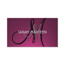 Enkel lila tonar ut anpassningsbar i monogram