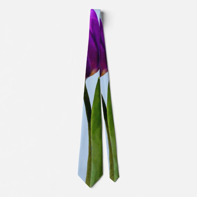 Enkel Lila Tulpan Slips (Framsida)