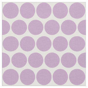 Enkel Lilac Circles Mönster på White Tyg