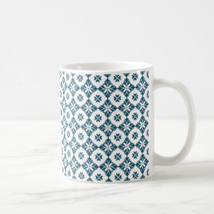 Enkel liljemönster kaffemugg