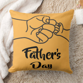 Enkel Linjekonst Förälder Barn Grepp Kudde