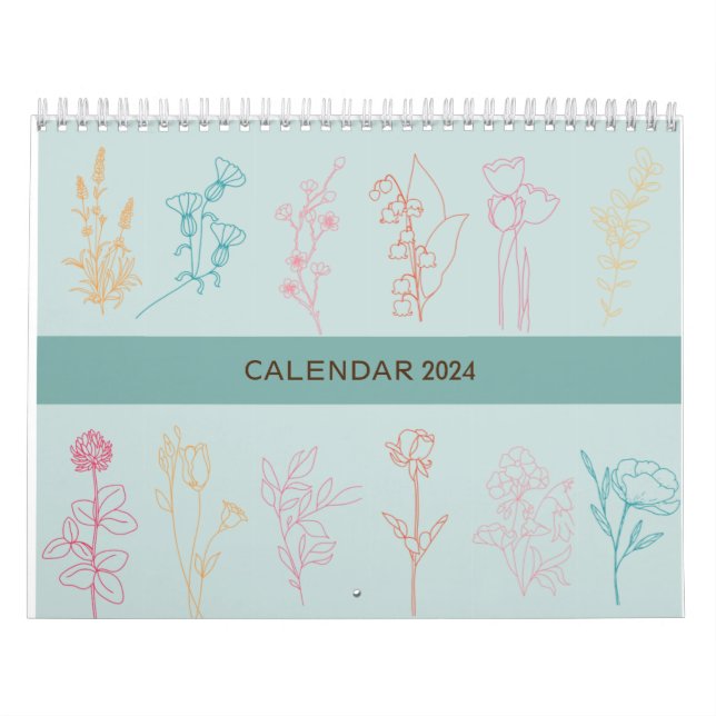 ENKEL LINJEKONSTRUKTION | RETRO BIBLE VERSE KALENDER (Omslag)