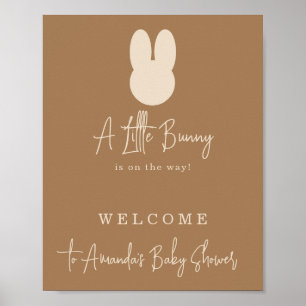 Enkel liten babydusch poster