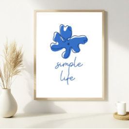 Enkel Liv Minimalism Väggkonst