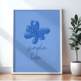 Enkel Liv Minimalism Väggkonst