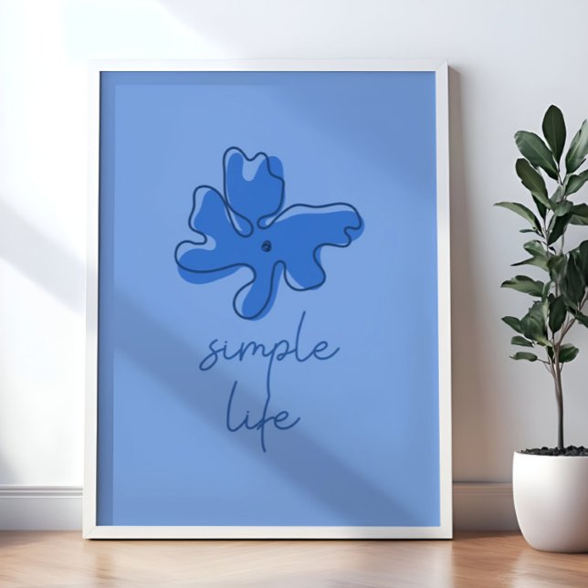 Enkel Liv Minimalism Väggkonst (Skapare uppladdad)