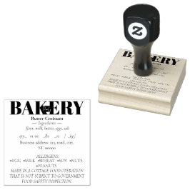 Enkel livsmedelslagstiftning Rubber Frimärke Stämpel