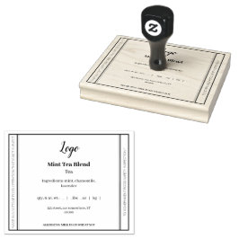 Enkel livsmedelslagstiftning Rubber Frimärke Stämpel