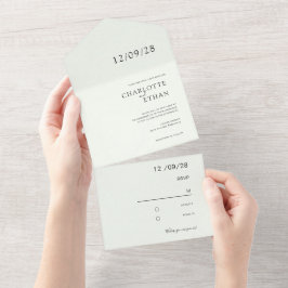 Enkel, ljusgrön elegant