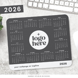 Enkel Logotyp 2026 Business Fullt Year Calendar Musmatta