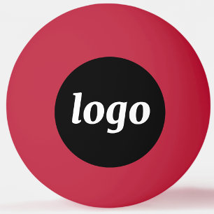 Enkel logotyp affärsfrämjande varumärkesbyggande pingisboll