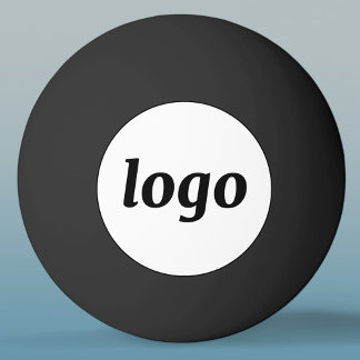 Enkel logotyp affärsfrämjande varumärkesbyggande pingisboll