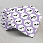 Enkel Logotyp Business Mönster Lilac Lila Slips<br><div class="desc">Enkel mönster-design i logotyp för att främja varumärkeslojalitet och främja ditt småföretag. Idealisk som en uniform och för en affärsshow eller företagshändelse. Byt ut logotypen mot din egen och anpassa bakgrunden för lilac-lila färg i Verktyg i Design.</div>