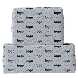 Enkel Logotyp Business Mönster Powder Blue Presentpapper