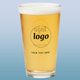 Enkel logotyp, Business Promotional Beer Glass Glaskopp
