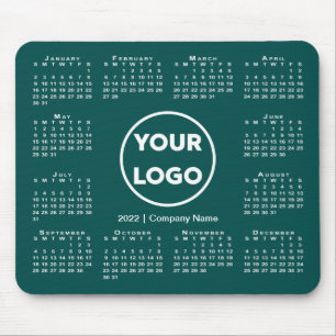 Enkel Logotyp för 2022 års kalender - blått Gr Musmatta