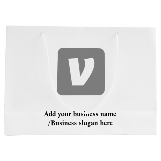 Enkel logotyp för anpassningsbar av elegant här i  (Baksidan)