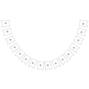 Enkel logotyp för anpassningsbar av minimal elega vimplar