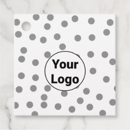 Enkel logotyp för anpassningsbar av minimal elegan gåvor etiketter