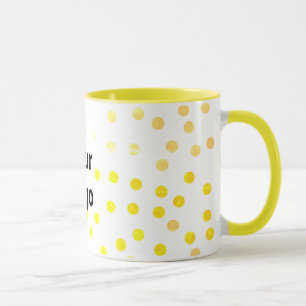 Enkel logotyp för anpassningsbar av minimal elegan mugg