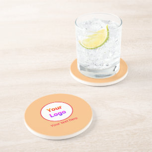 Enkel logotyp för anpassningsbar av minimal elegan underlägg