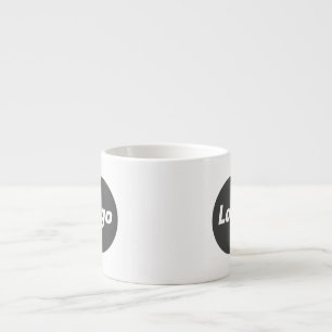 Enkel Logotyp för Anpassningsbar, företagsklassifi Espressomugg