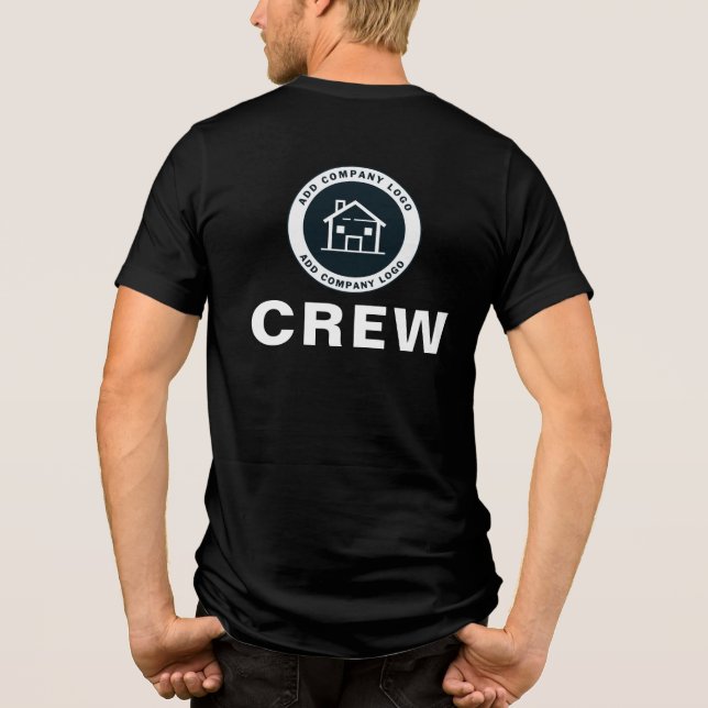 Enkel Logotyp för anställda i Real Gods Agent T Shirt (Baksida)