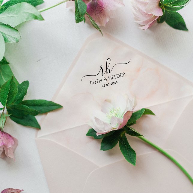 Enkel Logotyp för Calligraphy Monogram Stämpel (Skapare uppladdad)