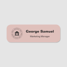 Enkel Logotyp för företag | Namn | Utseende Namnbricka