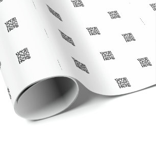 Enkel Logotyp för företag och liten text i Inslag Presentpapper