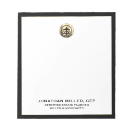 Enkel Logotyp för lyxolja Guld Anteckningsblock