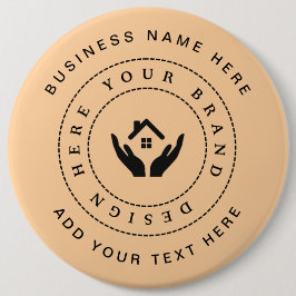 Enkel Logotyp för minimal Anpassningsbar och textf Knapp