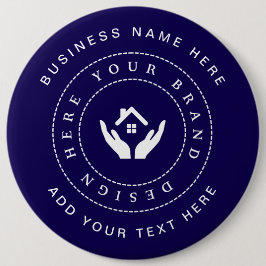 Enkel Logotyp för minimal Anpassningsbar och textf Knapp