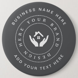 Enkel Logotyp för minimal Anpassningsbar och textf Knapp