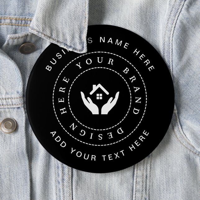 Enkel Logotyp för minimal Anpassningsbar och textf Knapp (In Situ)