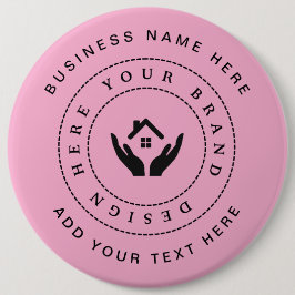 Enkel Logotyp för minimal Anpassningsbar och textf Knapp