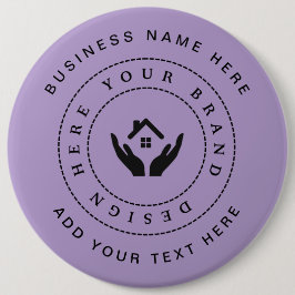 Enkel Logotyp för minimal Anpassningsbar och textf Knapp