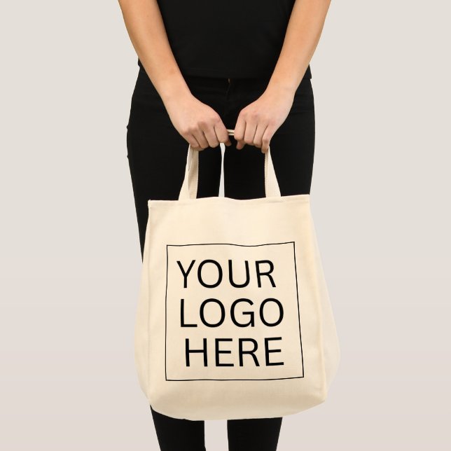 Enkel Logotyp för minimal Anpassningsbar och textf Tygkasse (Framsida (produkt))