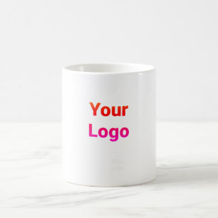 Enkel logotyp för minsta möjliga anpassningsbar fö kaffemugg