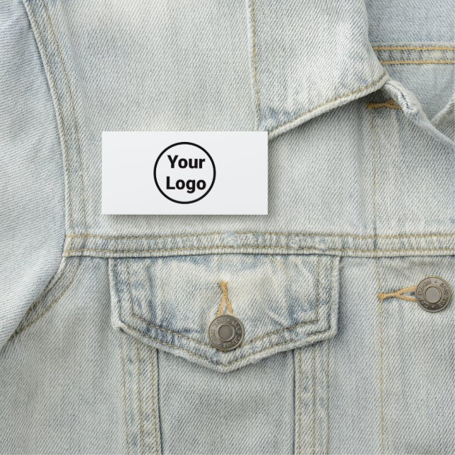 Enkel logotyp för minsta möjliga anpassningsbar fö namnbricka (På plats)