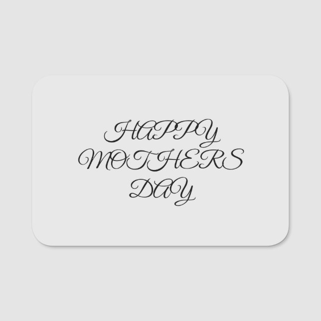 Enkel logotyp för minsta möjliga anpassningsbar fö namnbricka (Framsida)