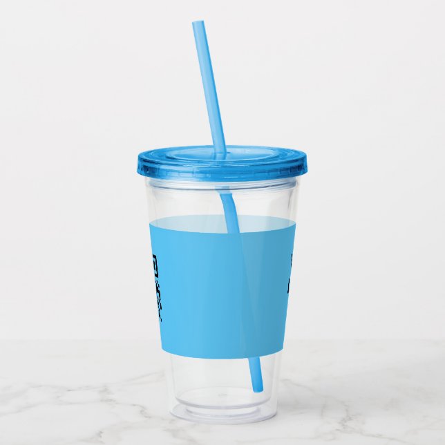 Enkel logotyp för minsta möjliga anpassningsbar fö take away mugg (Vänster)