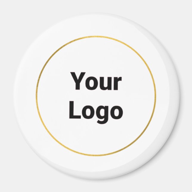 Enkel logotyp för minsta möjliga anpassningsbar i  magnet (Framsidan)