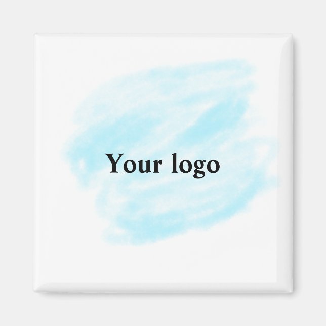 Enkel logotyp för minsta möjliga anpassningsbar i  magnet (Framsidan)