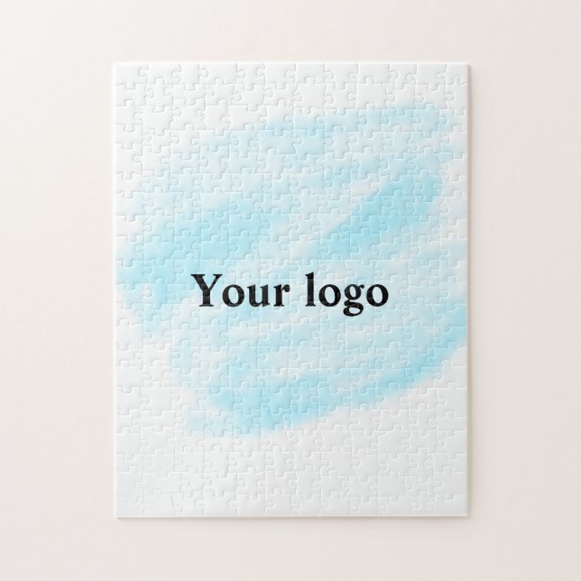 Enkel logotyp för minsta möjliga anpassningsbar i  pussel (Vertikal)