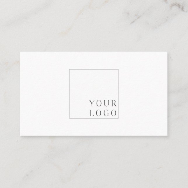 Enkel Logotyp för modern, minimal Professionell  Visitkort (Framsida)