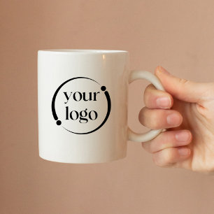 Enkel Logotyp för modern Professionell Kaffemugg
